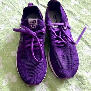 New Balance purple sneakers.  Size 8